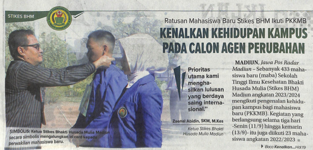 Ratusan Mahasiswa Baru Stikes BBM Ikuti PKKMB, Kenalkan Kehidupan Kampus Pada Calon Agen Perubahan