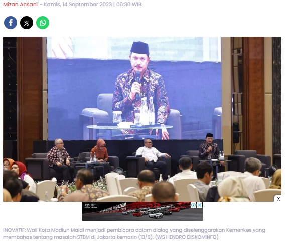 Penuntasan STBM Kota Jadi Bukti Maidi Perbaiki Mutu Hidup Warganya