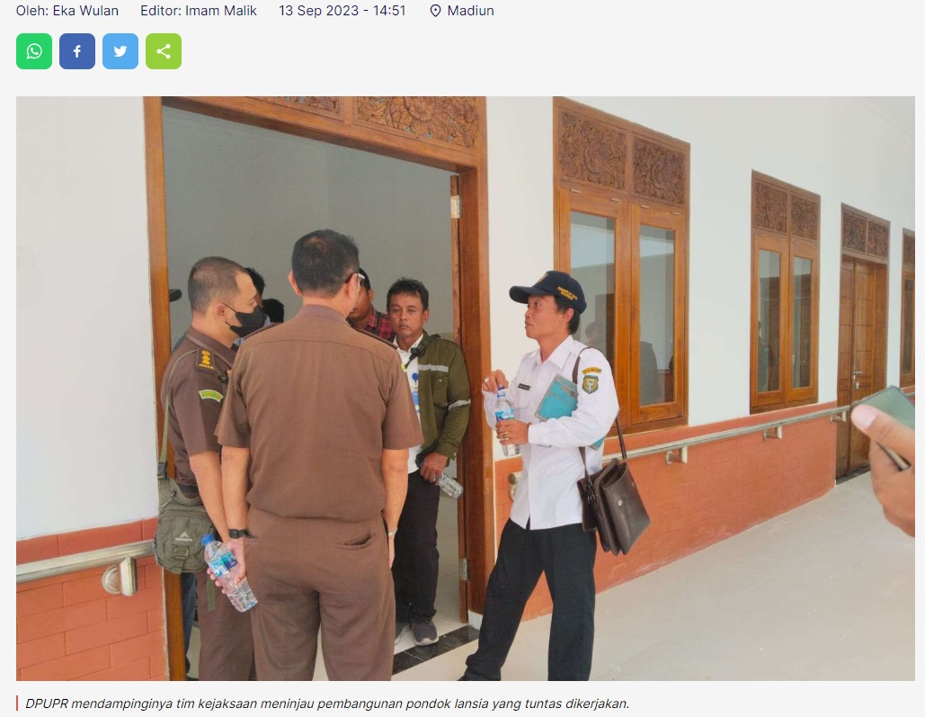 Pembangunan Pondok Lansia Tuntas, Rencana Diresmikan November
