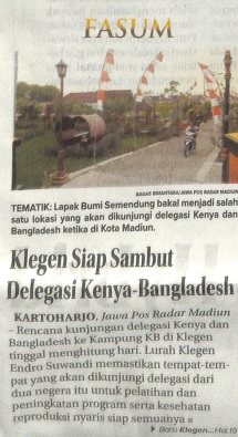 Klegen Siap Sambut Delegasi Kenya-Bangladesh