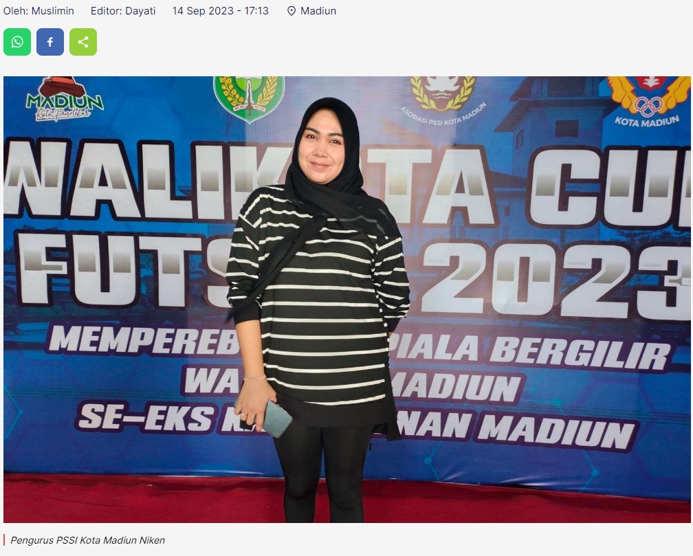 Walikota Cup Futsal 2023 Kota Madiun Cari Bibit