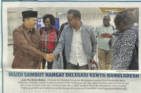 Maidi Sambut Hangat Delegssi Kenya-Bangladesh