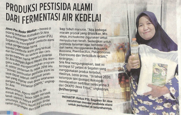Produksi Pestisida Alami Dari Fermentasi Air Kedelai