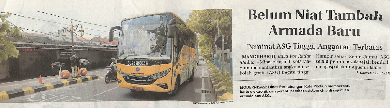 Belum Niat Tambah Armada Baru, Peminat ASG Tinggi, Anggaran Terbatas