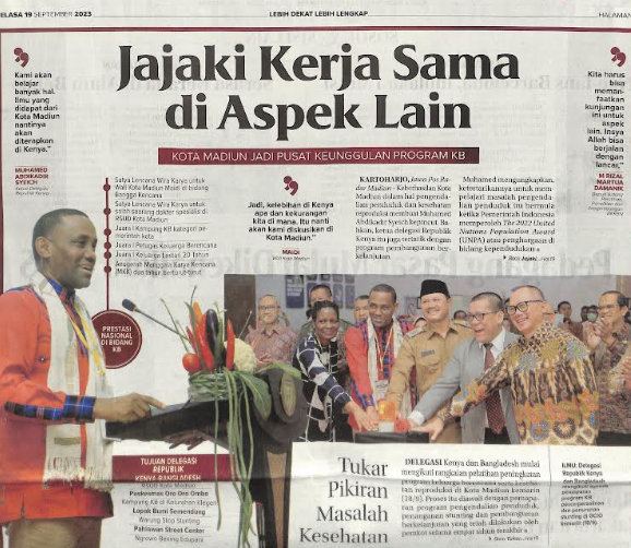Jajaki Kerja Sama di Aspek Lain, Kota Madiun Jadi Pusat Keunggulan Program KB
