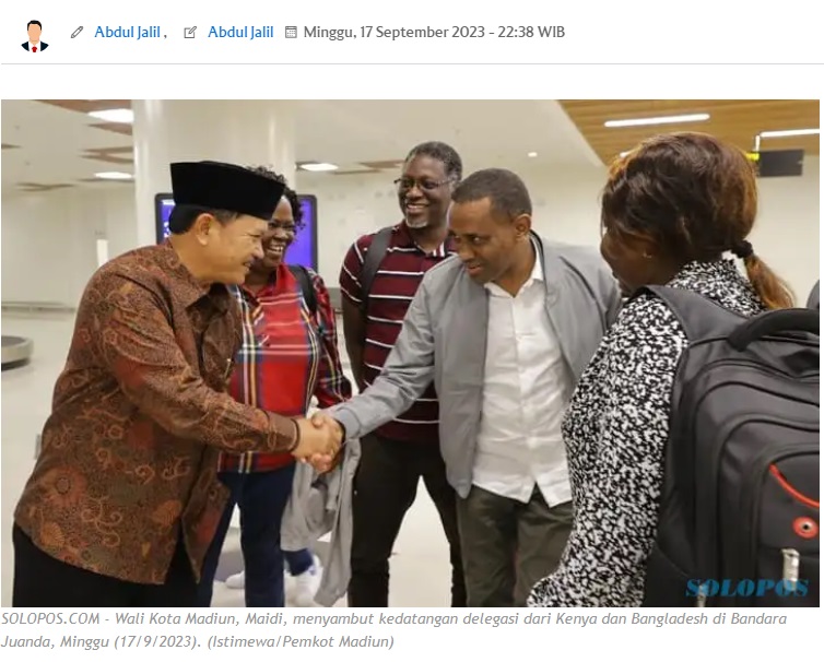 Sepekan di Madiun, Delegasi dari Kenya & Bangladesh Belajar soal Kesehatan
