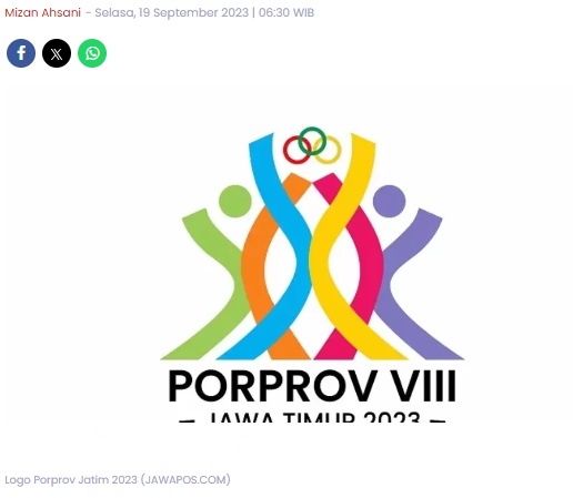 Kota Madiun Gagal Capai Target 20 Besar Porprov Jatim, KONI Bakal Evaluasi