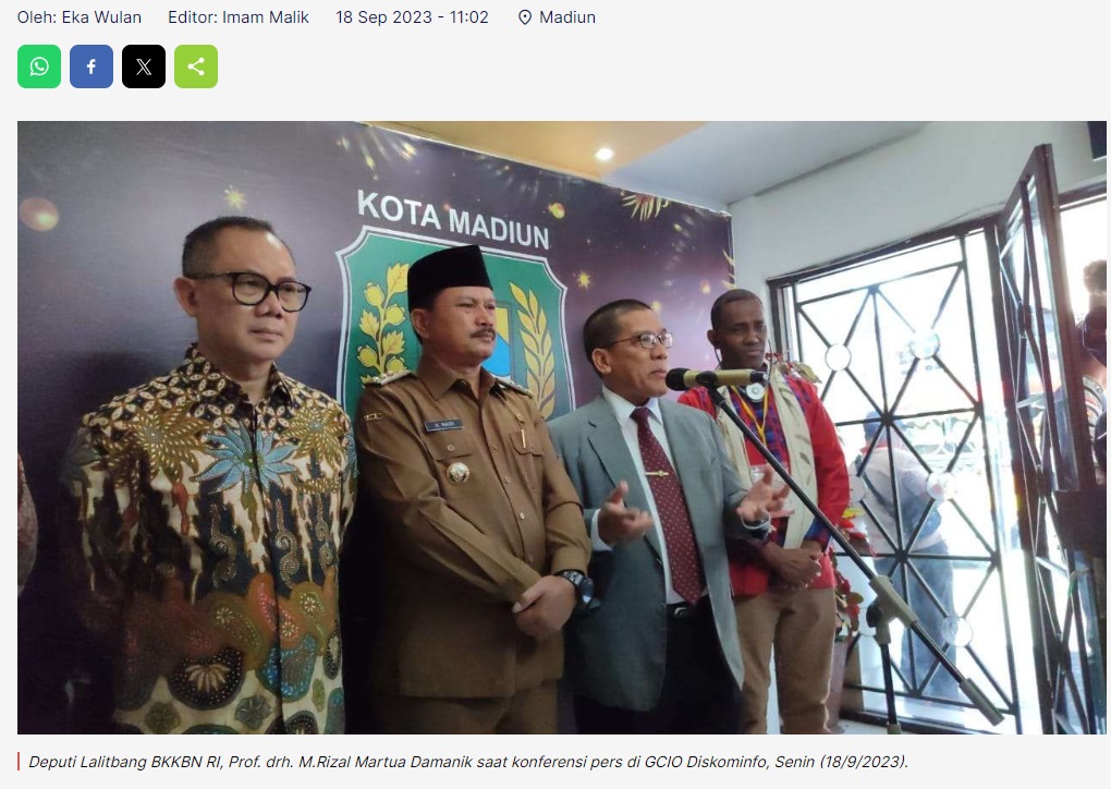 Kota Madiun Diklaim Jadi Center Of Excellence Program KB