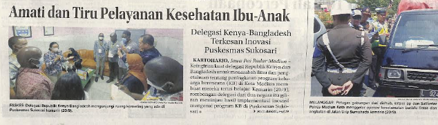 Amati dan Tiru Pelayanan Kesehatan Ibu-Anak, Delegasi Kenya-Bangladesh Terkesan Inovasi Puskesmaas Sukosari