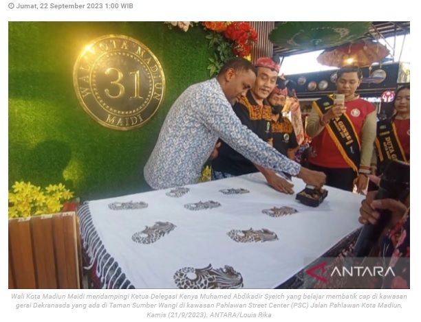 Pemkot Madiun promosikan potensi UMKM ke delegasi Kenya