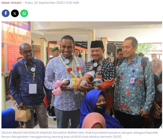 Delegasi Kenya-Bangladesh Kagumi Pelayanan RSUD Kota Madiun