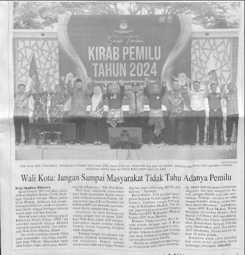 Wali Kota: Jangan Sampai Masyarakat Tidak Tahu Adanya Pemilu