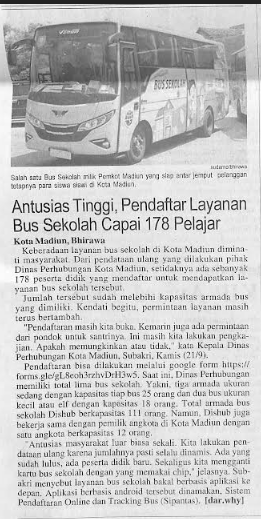 Antusias Tinggi, Pendaftaran Layanan Bus Sekolah Capai 178 Pelajar