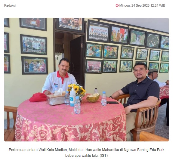 Mahardika Mendukung Maidi?