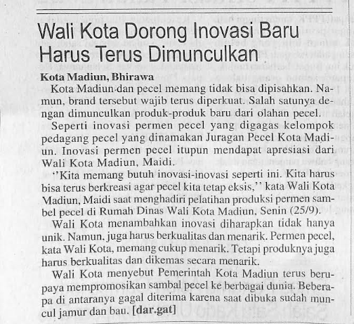 Wali Kota Dorong Inovasi Baru Harus Terus Dimunculkan