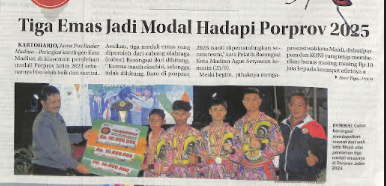 Tiga Emas Jadi Modal Hadapi Porprov 2025