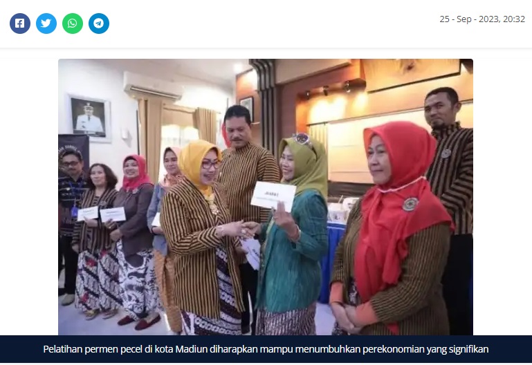 Permen Pecel: Inovasi Pedagang Pecel Madiun