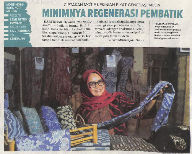 Ciptakan Motif Kekinian  Pikat Generasi Muda, Minimnya Regenerasi Pembatik