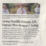Jaring Pemilih Pemula, KPU Pantau Pilos dengan E-Voting