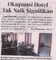 Okupansi Hotel Tak Naik Signifikan