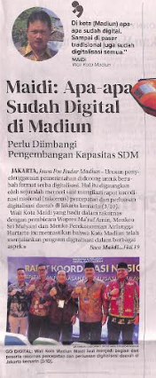 Maidi: Apa-apa Sudah Digital di Madiun, Perlu Diimbangi Pengembangan Kapasitas SDM