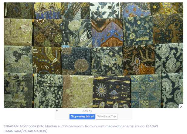 Tantangan Industri Batik Kota Madiun: Minim Regenerasi Pembatik, Sulit Pikat Generasi Muda