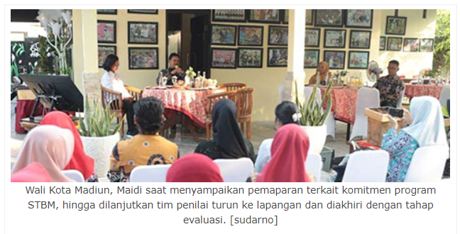 Komitmen Penerapan STBM di Kota Madiun Dapat Acungan Jempol