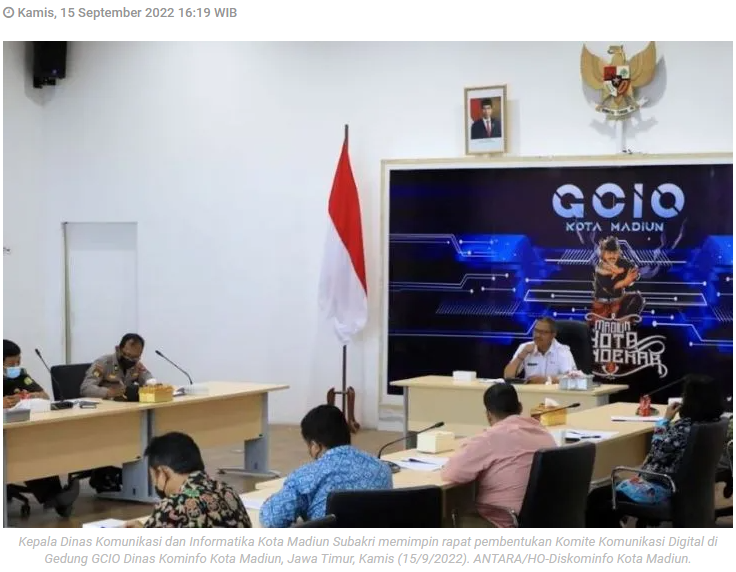 Pemkot Madiun bentuk Komite Komunikasi Digital mencegah kejahatan siber
