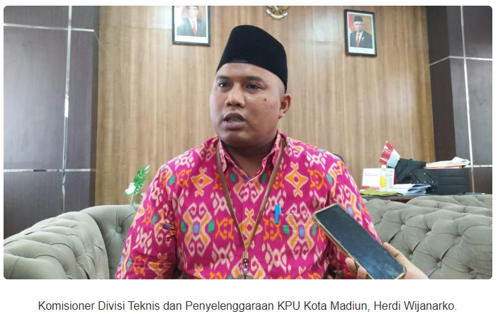 KPU Kota Madiun Berikan Babak Tambahan Masa Pecermatan DCT