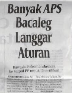 Banyak APS Bacaleg Langgar Aturan, Bawaslu Rekomendasikan ke Satpol PP untuk Diterbitkan