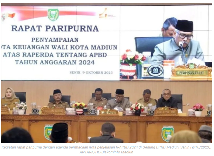 Rancangan APBD 2024 Madiun fokus pada enam bidang penting