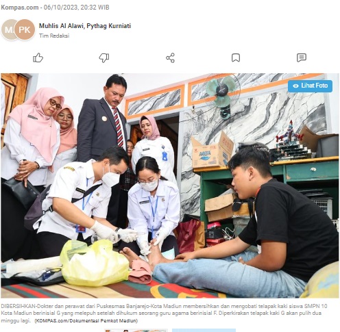 Kasus Guru Hukum Siswa sampai Telapak Kaki Melepuh di Madiun Berakhir Damai