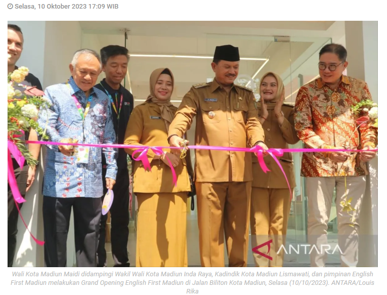 Wali Kota Madiun ajak EF terlibat cetak generasi emas 2045