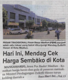 Hari Ini, Mendag Cek Harga Sembako di Kota