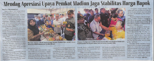 Mendag Apresiasi Upaya Pemkot Madiun Jaga Stabilitas Harga Bapok