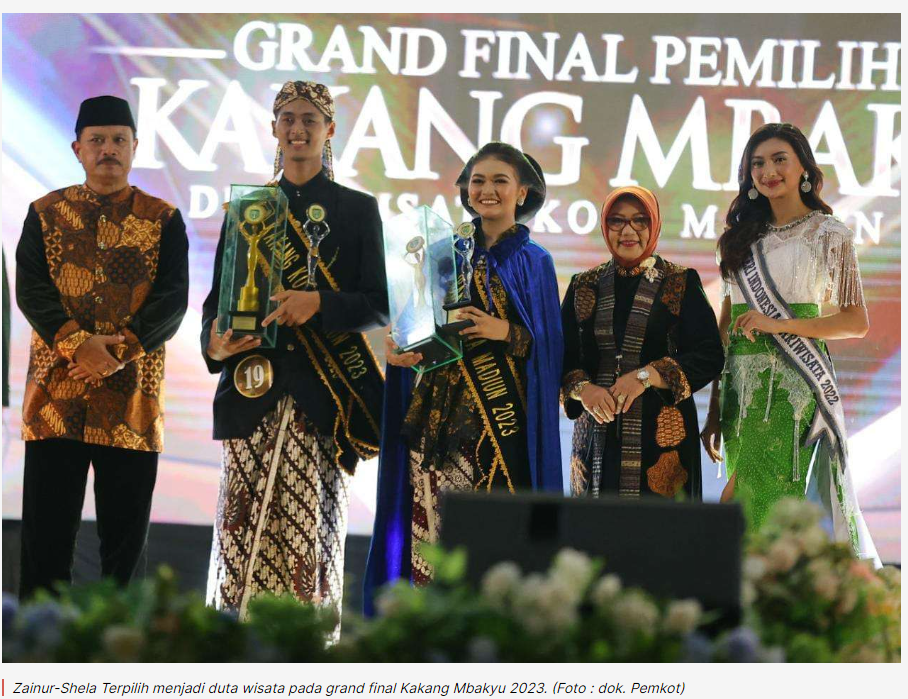 Zainur-Shela Terpilih jadi Kakang Mbakyu Kota Madiun 2023