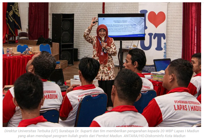 Pemkot fasilitasi 20 warga binaan Lapas Madiun kuliah gratis