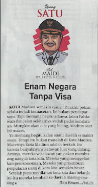 Ruang Satu, Enam Negara Tanpa Visa