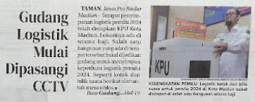 Gudang Logistik Mulai Dipasangi CCTV