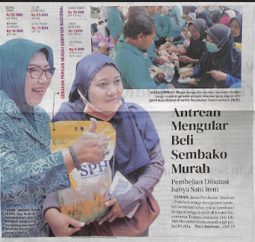 Antrean Mengular Beli Sembako Murah, Pembelian Dibatasi hanya Satu Item