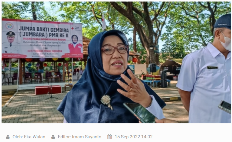 HUT ke-77, PMI Kota Madiun Komitmen Terus Tebar Kebaikan