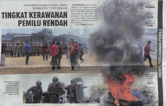 Kota Madiun Masuk Level Aman, Sispamkota Tetap Digelar, Tingkat Kerawanan Pemilu Rendah