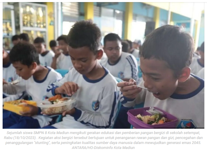 Pemkot Madiun lakukan gerakan edukasi pemberian pangan bergizi