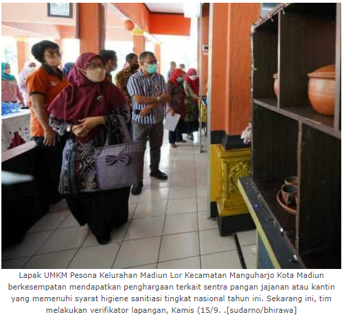 Ikuti Verlap, Lapak Pesona Semakin Dekat dengan Penghargaan Sentra Pangan Higiene