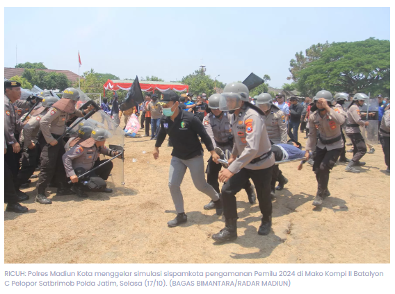 Tingkat Kerawanan Pemilu di Kota Madiun Rendah, Kapolres: Kami Tidak Boleh Underestimate