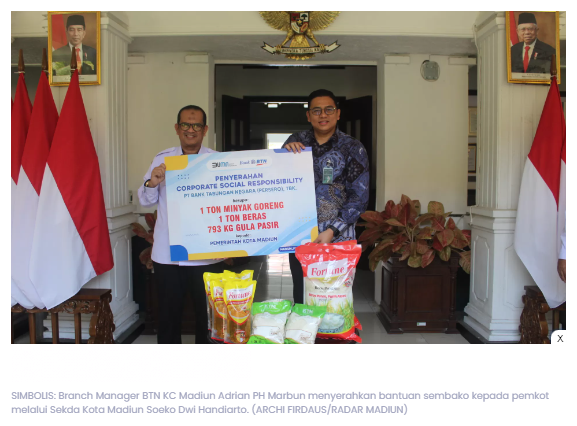 Tekan Inflasi, BTN Gelontor Bantuan Bahan Pokok