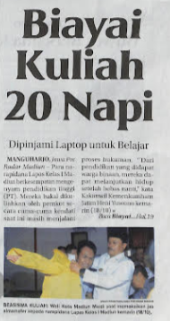 Biayai Kuliah 20 Napi, Dipinjami Laptop untuk Belajar