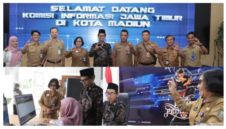 Dievaluasi Komisi Informasi Jatim, Diskominfo Kota Madiun Dapat Pujian