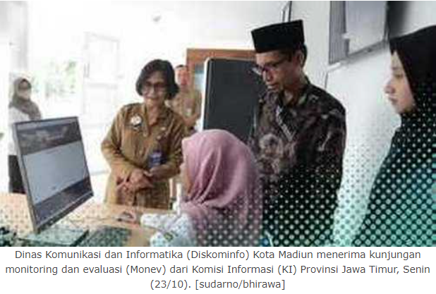 KI Jatim Gelar Monev Keterbukaan Informasi Publik di Dinas Kominfo Kota Madiun