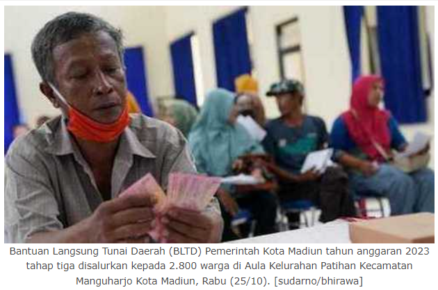 2.800 Warga di Kota Madiun Terima BLTD Tahap 3